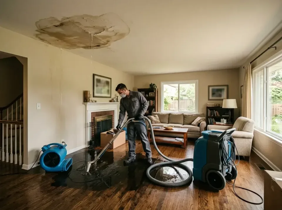 attic-pipe-burst-ceiling-drip-008 — frequently asked questions, Water Damage Restoration & Carpet Care in Latrobe, PA